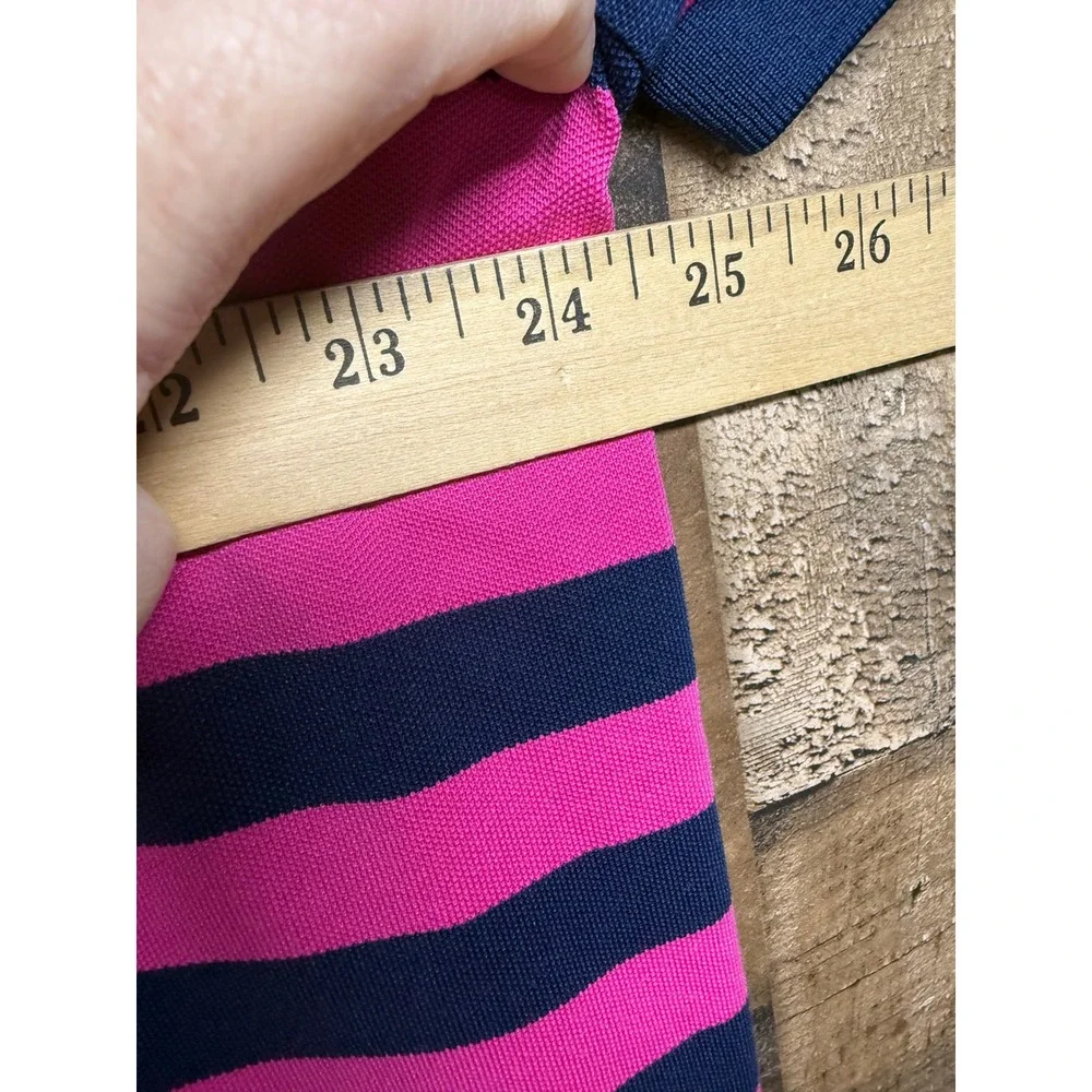 Polo Golf Ralph Lauren Mens XXL Performance Polo Shirt Pink‎ Navy Blue Striped